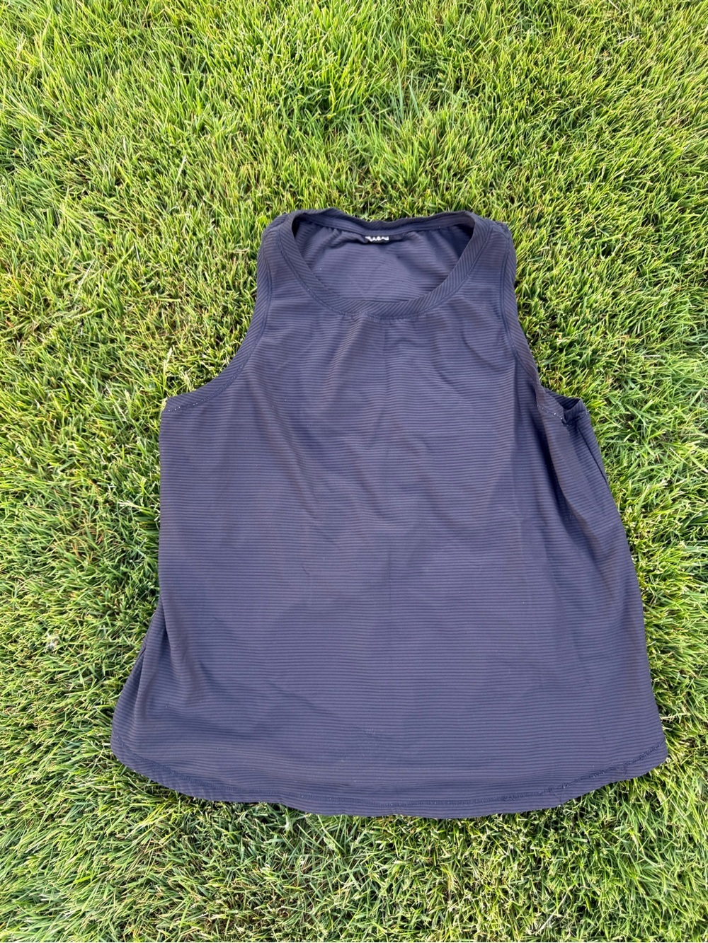 Calia Black Ribbed Racerback Athletic Tank Top Athleisure Workout